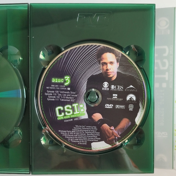 CSI:Crime Scene Investigation - The Complete First Season on DVD 2000-2001 - Picture 8 of 11